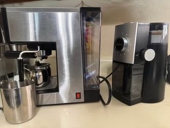Capresso espresso machine and coffee grinder