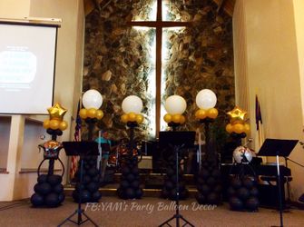 Balloon Columns - Lamp Post