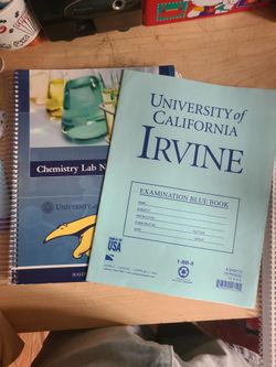 FREE Uci Chemistry lab notebook + free blue book