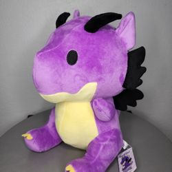 14" Purple Big Dragon Plus With Wings And Horns