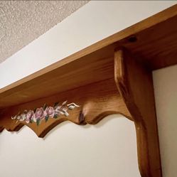 Decorative Wooden Shelf 36 Inches 