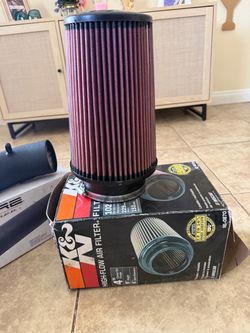 Spectre performance intake and k&N high flow filter