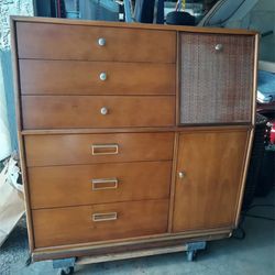 Vintage furniture Drexel gentleman tall dresser