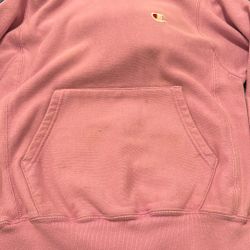 Champion Reverse Weave Light Pink Hoodie 