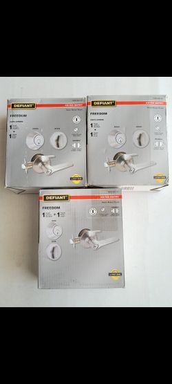 Defiant Freedom Entry Door Locks