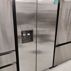 New Frigidaire
36 in. 26 cu. ft. Standard Depth Side by Side Refrigerator in Stainless Steel