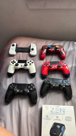 PS4 DualShock Controllers Lot of 5/Astros Headsets/Cronus zen/Ps4s