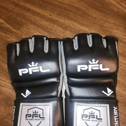 PFL MMA Competition Gloves Size 2XL And PFL Red Hat