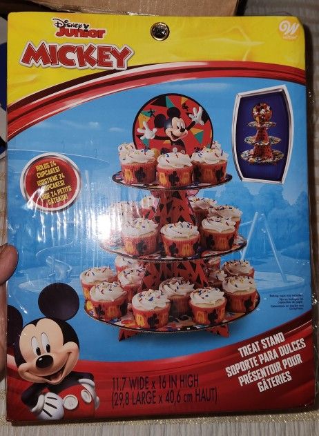 Box Full Of Mickey Mouse Party Decorations