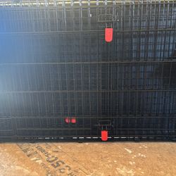 KONG® Ultra-Strong & Durable Double Door Wire Dog Crate w/ Divider Panel