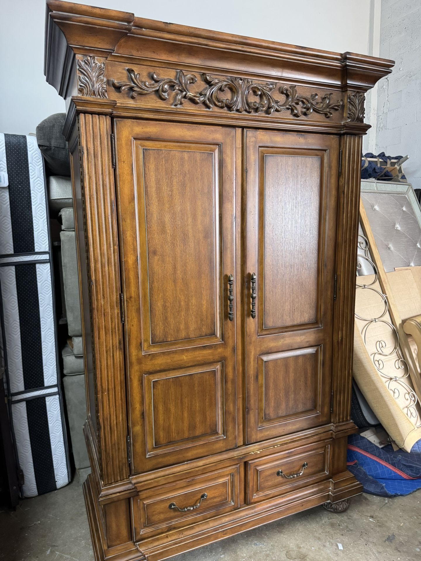 Large Beautiful Armoire - 49” x 23” x 76” - Excellent Condition