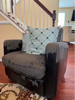 Faux Leather Chair