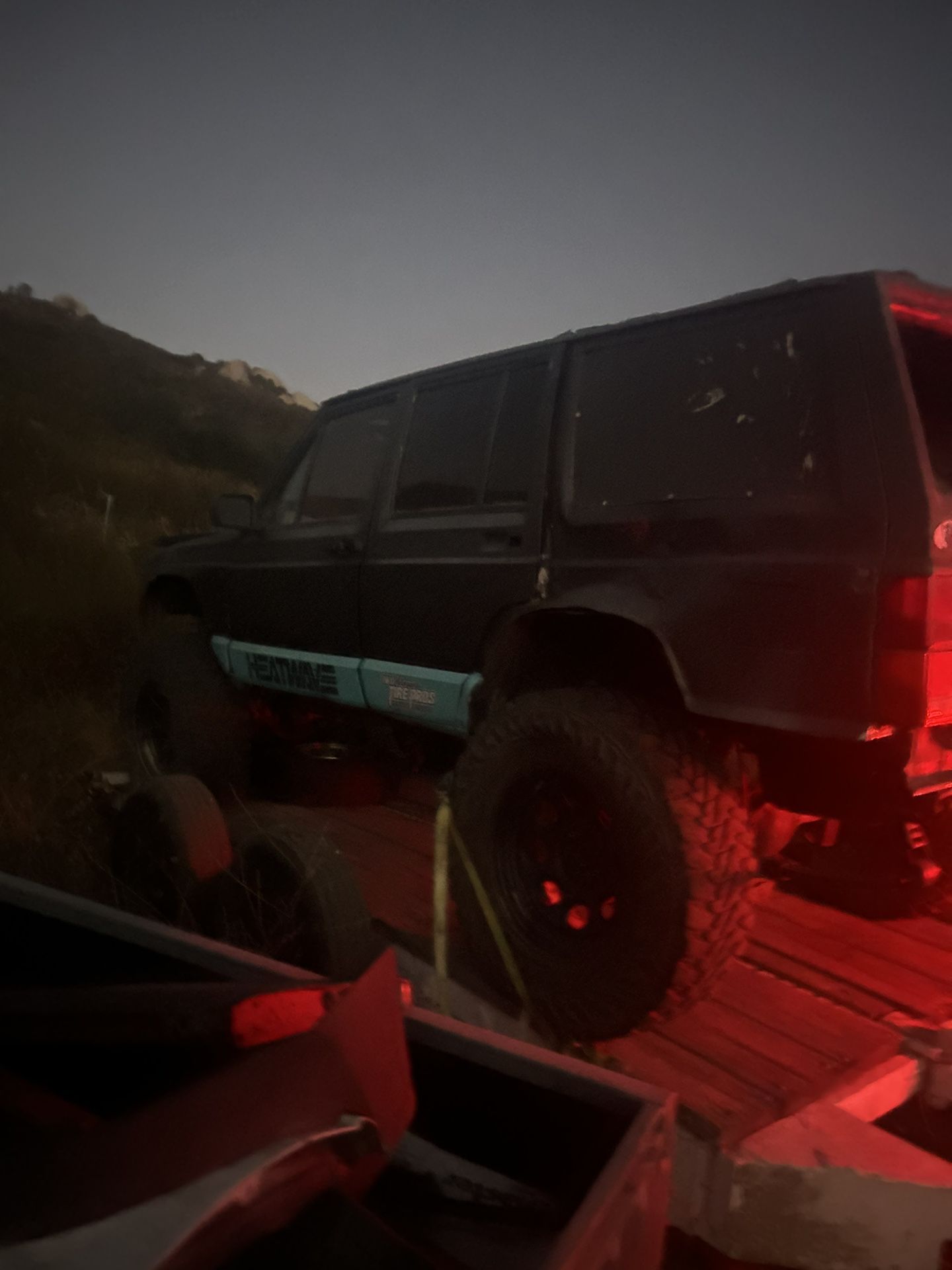 1990 Jeep XJ Prerunner With Trailer