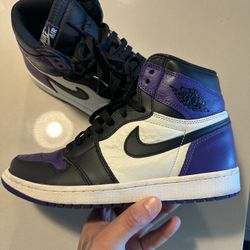 Jordan 1 OG Court Purple Size 8.5