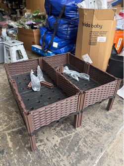 Raised Garden Bed Set of 4