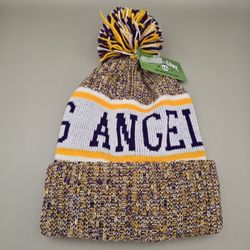 Leader Of The Game Los Angeles Lakers Cuffed Knit Beanie