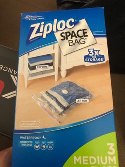 Ziplock space bags 3 medium flats