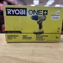 ONE+ 18V Cordless 1/2 in. Drill/Driver Kit with (1) 1.5 Ah Battery and Charger