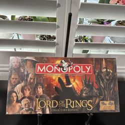 Lord Of The Rings Monopoly Collectors Edition 