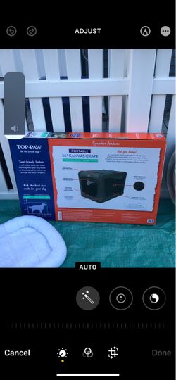 Top Paw 36" Portable Canvas Dog Crate