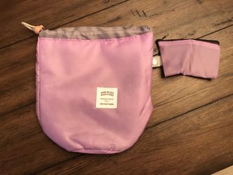 Wind Blows River Flows Waterproof Travel Bag and Coin Pouch