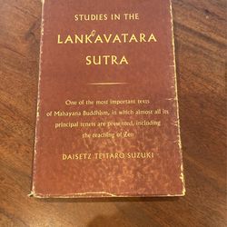 Studies In The Lankavatara Sutra
