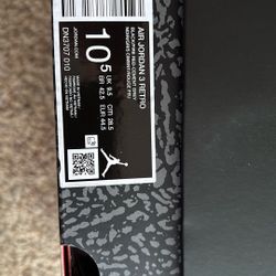 Jordan 3 Black Cement 