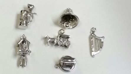 .925 charms.. sterling silver charms