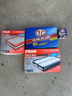 Car air filters and oil filter