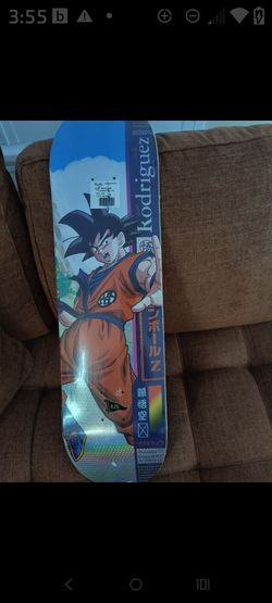 RARE Primitive Dragon Ball Z Paul Rodriguez Goku Skateboard Deck 8.25 Sealed