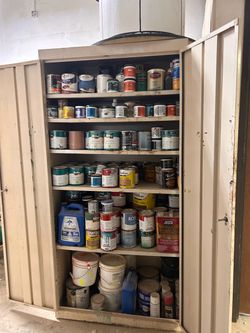 Paint and wood stain