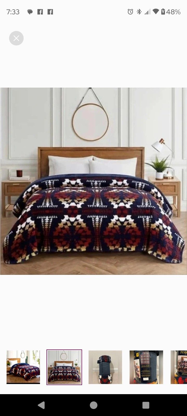 Pendleton Aztec Queen Blanket