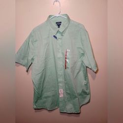 Croft&Barrow CLASSIC FIT XL WRINKLE-RESISTANT MED GREEN