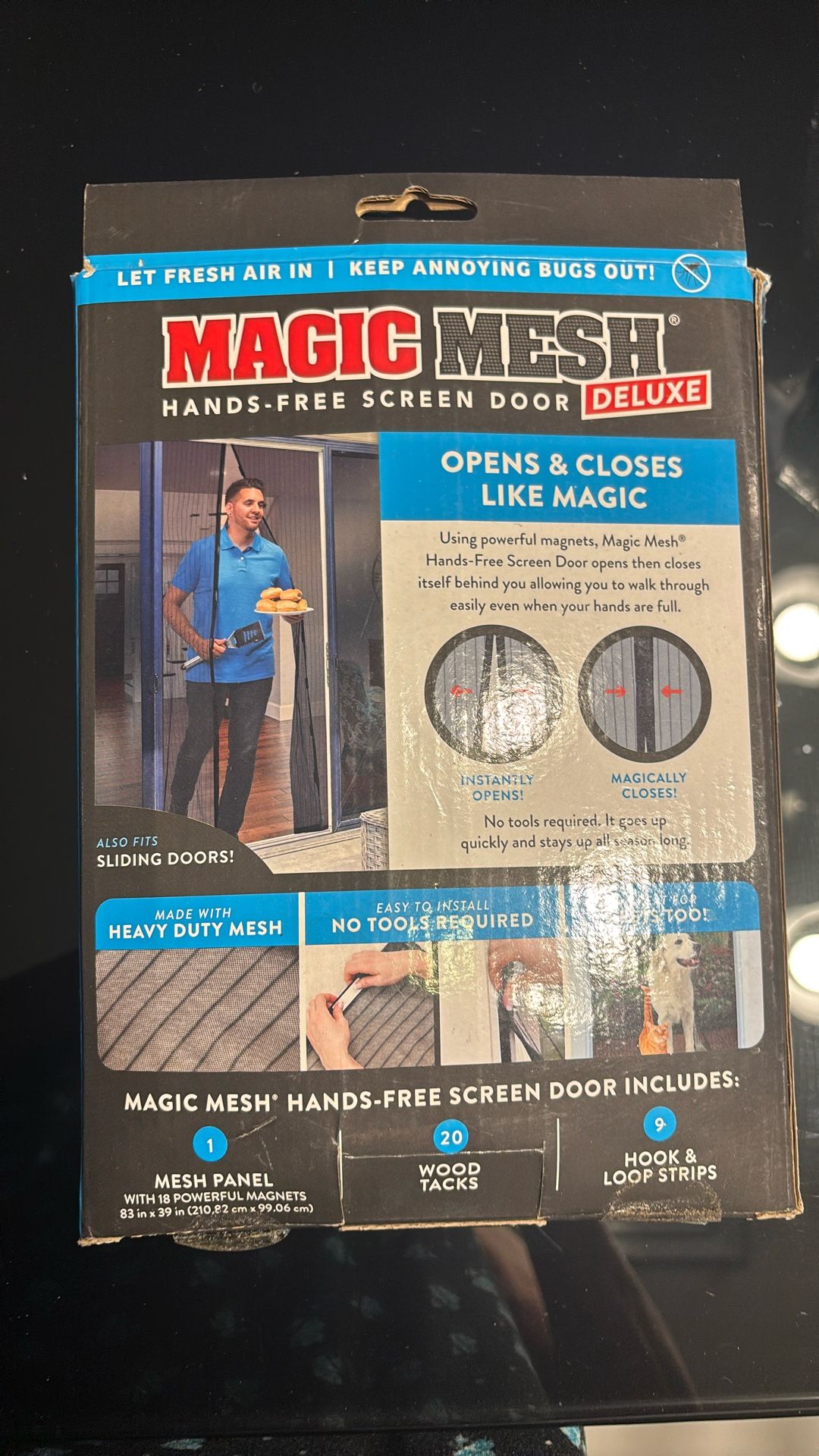 Magic Mesh, Hands-Free Screen Door