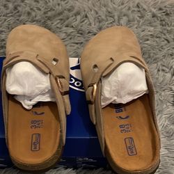 Boston Birkenstocks Clogs