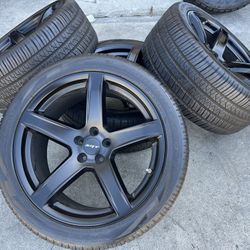 20” Dodge Charger Challenger SRT Hellcat 5 Spoke HC2 Wheels Rims Tires TPMS 20”