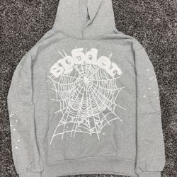 Grey Spider Hoodie 