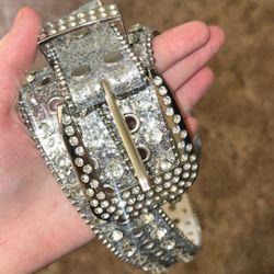 silver belt