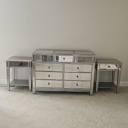 Dresser With Nightstands 