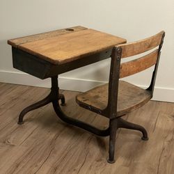 Antique Child’s School Desk