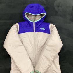 Reversible kids the North face Jacket  Unisex Kids sz 10-12