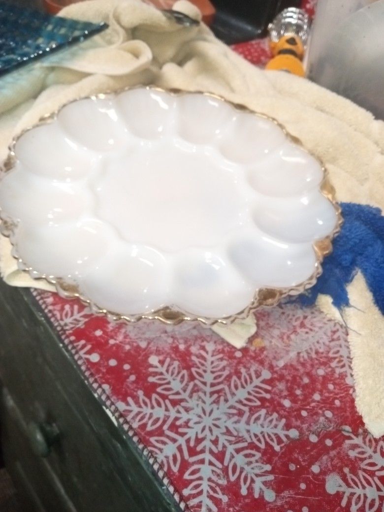 Anchor Hocking Milk Glass