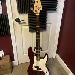 Squire By Fender P-Bass Affinity Red