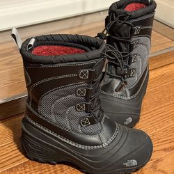 Authentic The North Face THERMAFELT Youth Winter Snow Boots Size 1 / EXCELLENT