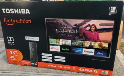 Brand New Toshiba - 43" Class LED 4K UHD Smart FireTV