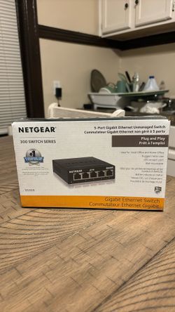 5 Boxes Of Netgear 300 Switch Series