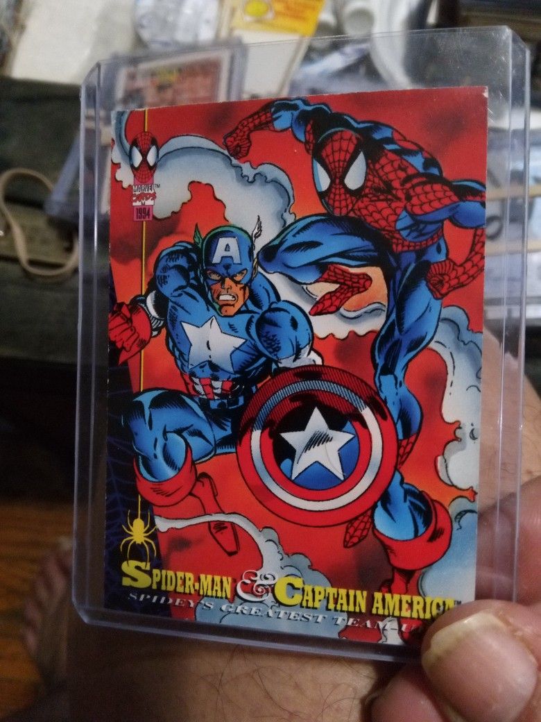 SPIDERMAN CAPTAIN AMERICA