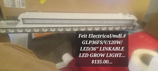 FEIT ELECTRICAL/Mdl.#GLP36FS/V/120W/LED/ 36" LINKABLE HANGING 120WATT LED INDOOR GROW LIGHT