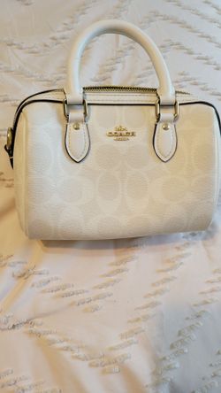 Small White Coach Purse