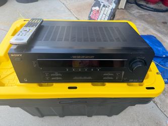 Sony AV Receiver with Remote and Turn Table